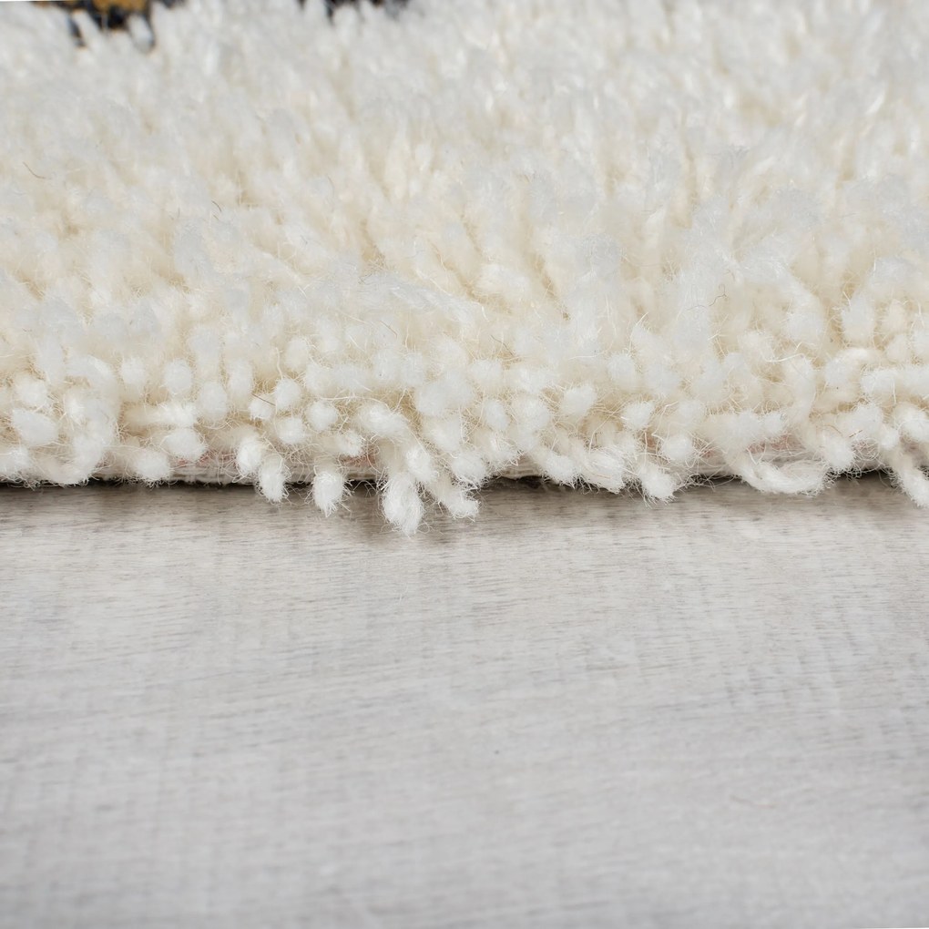 Kusový koberec Moroccan Fes Shaggy Multi, 160x230, viacfarebná, obývacia izba, Flair Rugs