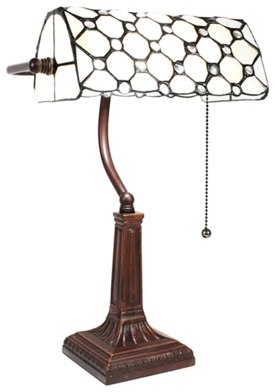 Stolná lampa banker 26*16*40