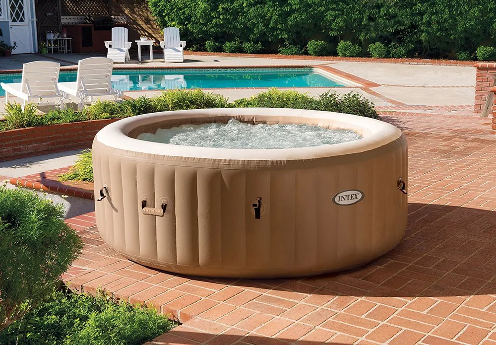 Nafukovacia vírivka Intex PureSpa Bubble Massage 28426 4 osoby