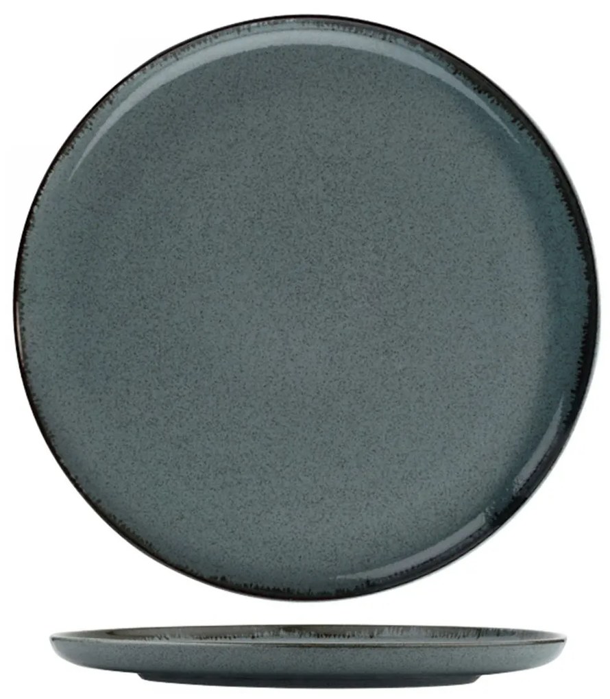 Porcelánová súprava 24 ks tanierov BlueBlue sivá/modrá