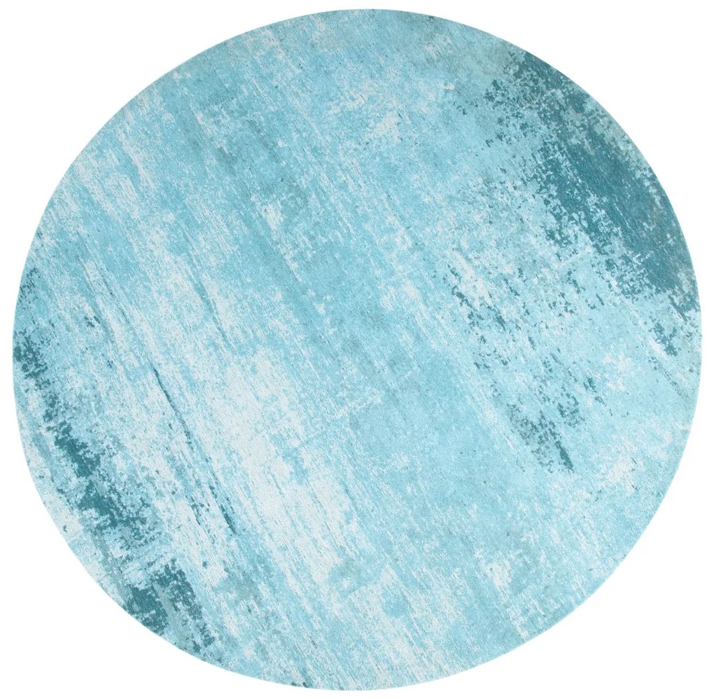Koberec Modern Art 150cm okrúhly tyrkysový béžový