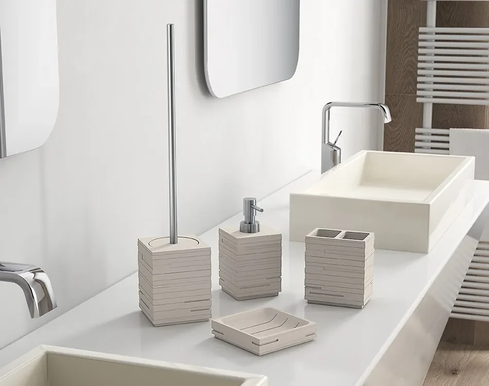 Gedy Gedy, QUADROTTO WC kefa na postavenie, čierna, QU3314