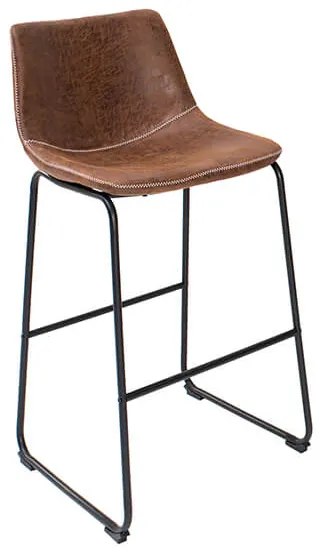 Django barová stolička vintage hnedá