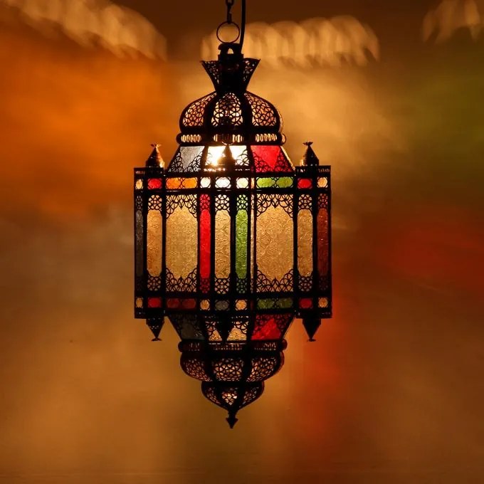 Orientálna závesná lampa "Grenada"