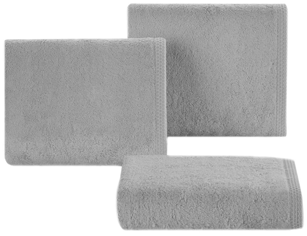BAMBUSOVÝ UTERÁK HARMONY SADA 6KS 50X90 CM STRIEBORNÁ