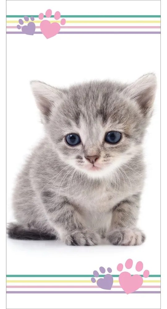 Jerry Fabrics Detská osuška s potlačou - Macko Pú - Smile | 70 x 140 cm