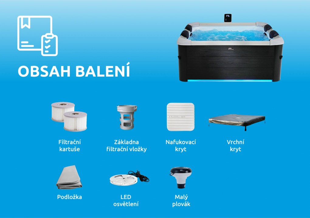 Mspa | Vírivý bazén MSPA Oslo Plus F-OS063WP | 11406451