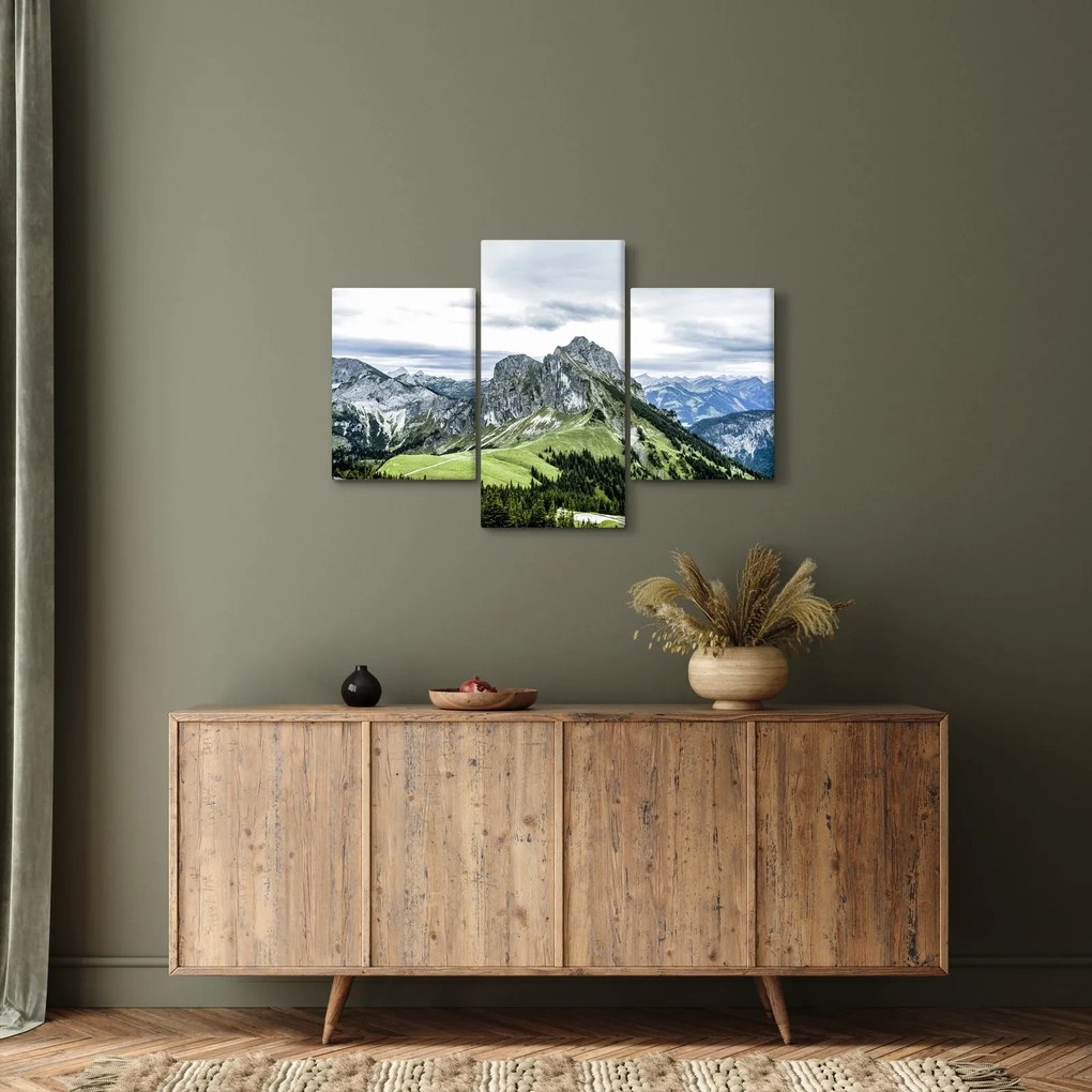 Obraz - Vrcholy hôr (90x60 cm)