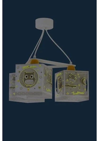 Dalber D-63394 - Detský luster GOOD NIGHT 3xE27/60W/230V
