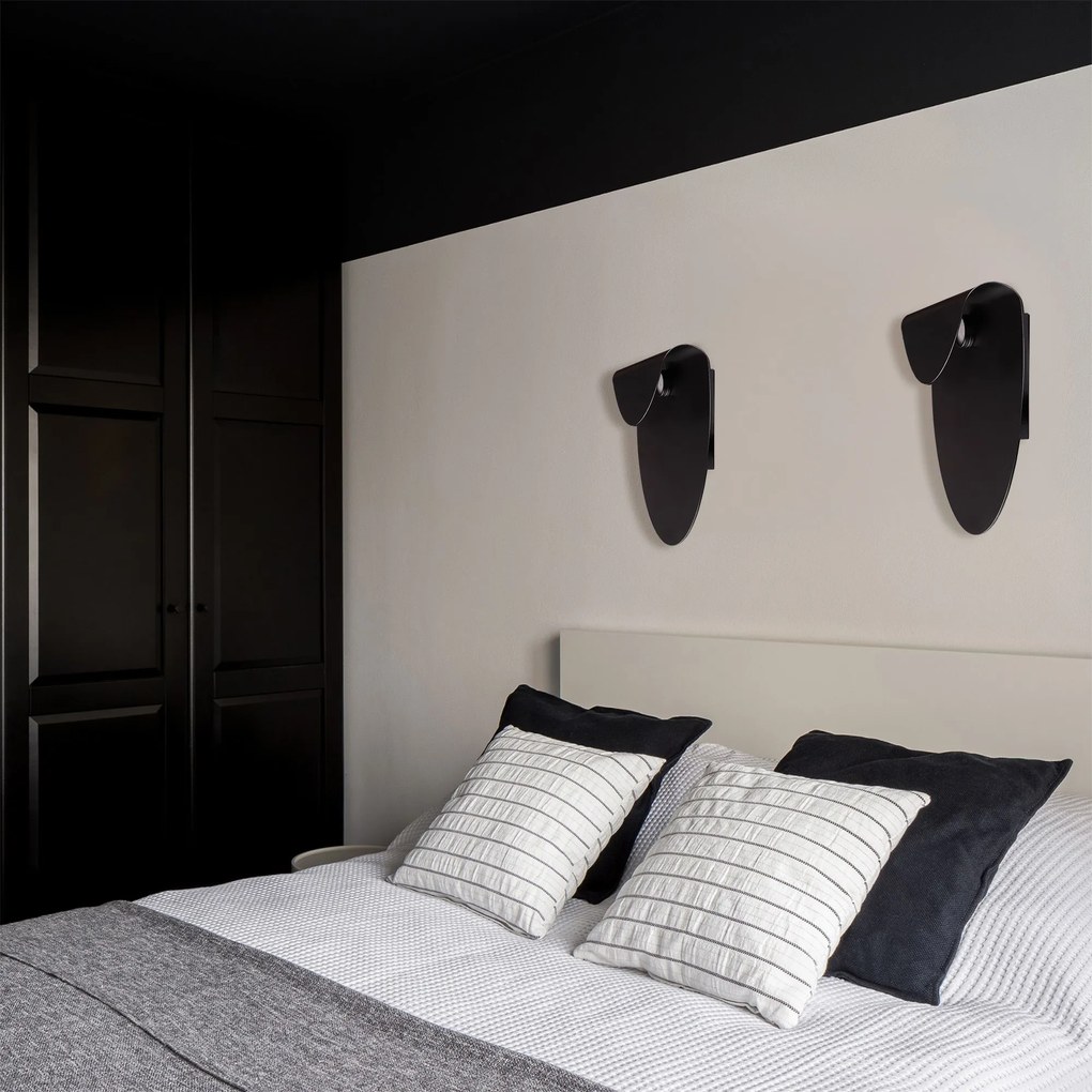 Toolight Toolight, LED nástenné svietidlo APP1429-W BLACK, OSW-03098