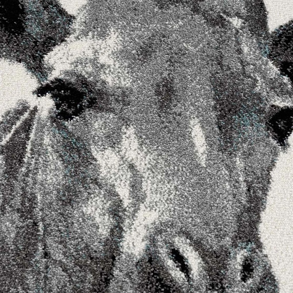 Dekorstudio Okrúhly detský koberec SAVANA - Žirafa 9370