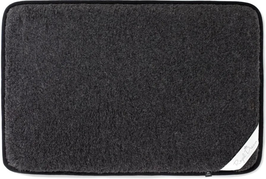 Čierna podložka z merino vlny pre domáceho miláčika Royal Dream, šírka 120 cm
