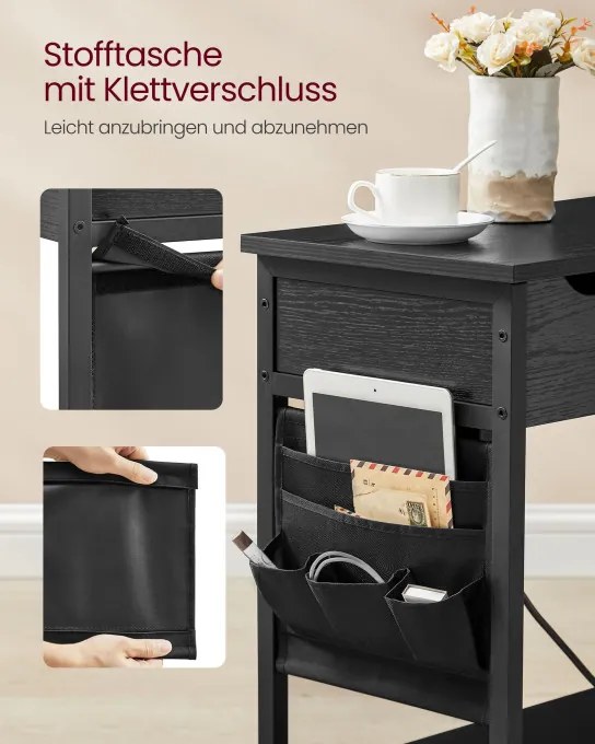 Príručný stolík so zásuvkami LET311B56