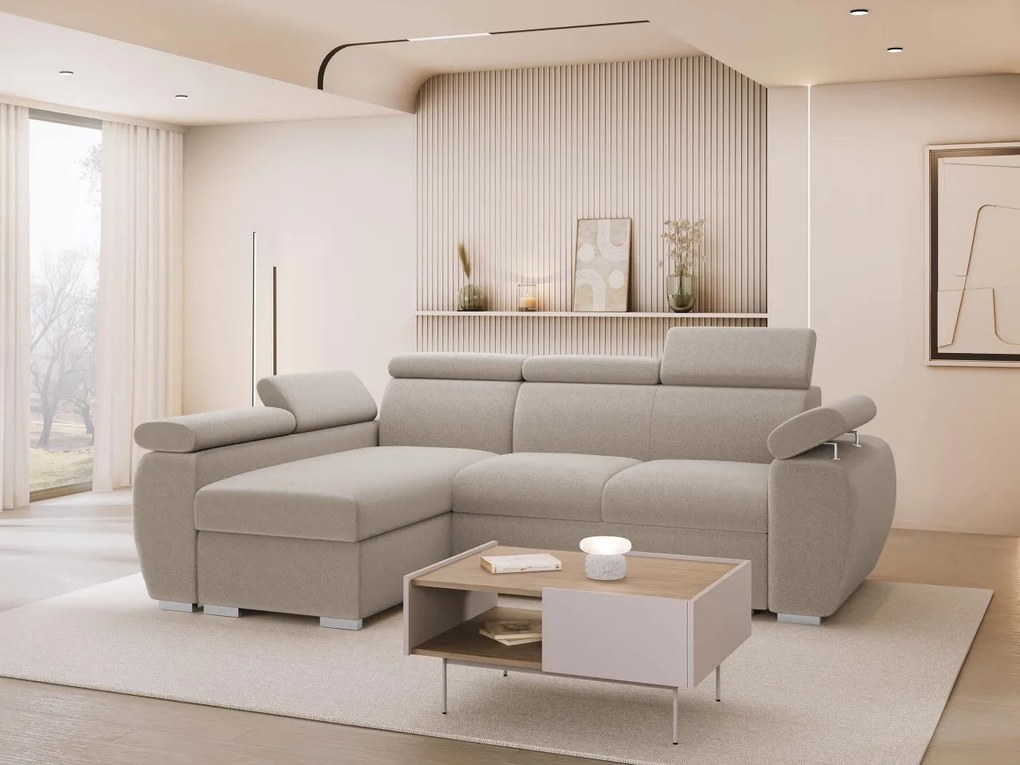 Rohová sedačka Giza Mini, Strana: Pravá 2R-LC, Dostupné poťahy: Flow 17