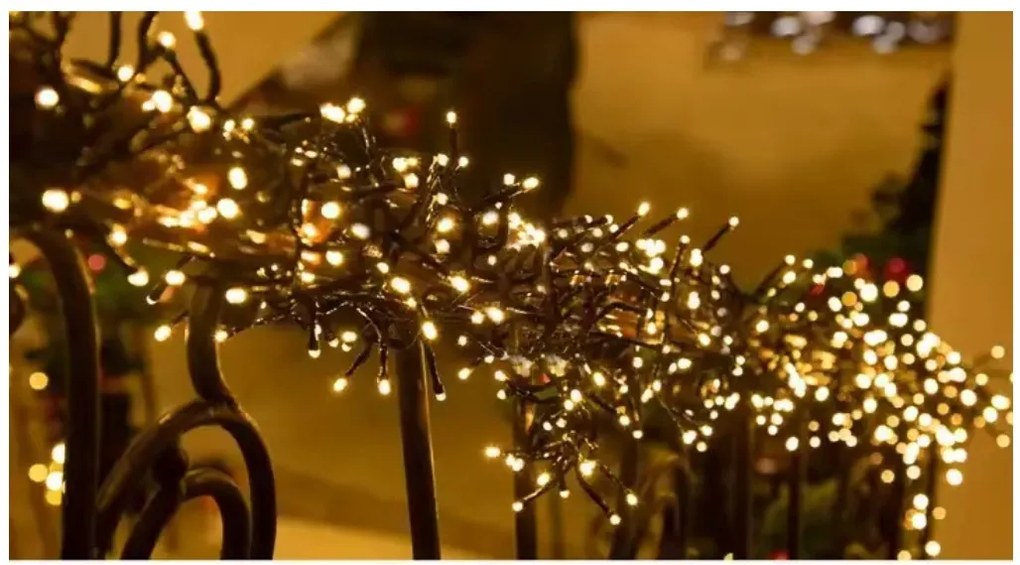 Vianočné svetielka vnútorné teplá biela 100 LED