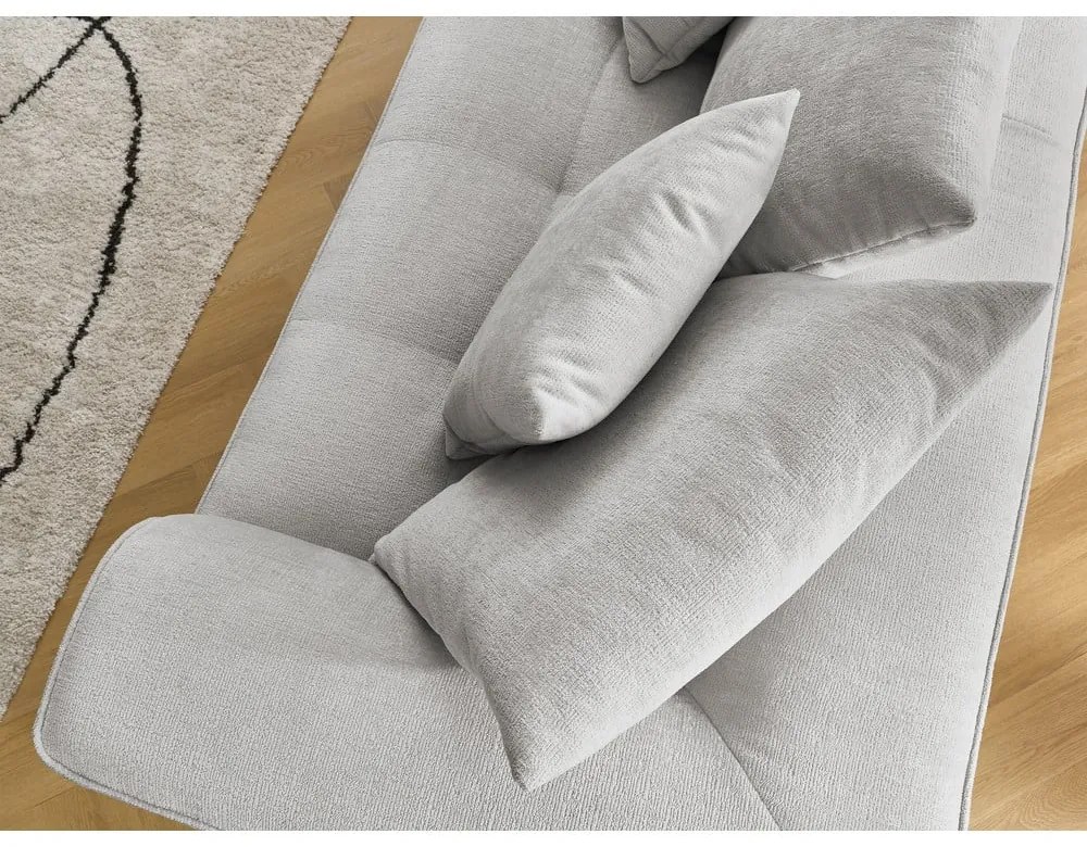 Svetlosivá ženilková pohovka 237 cm Whesley – Bobochic Paris