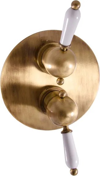 Slezák - RAV Vaňová/sprchová batéria 2-cestná s podomietkovým telesom LABE - L586KSM, Stará mosadz (Bronz)