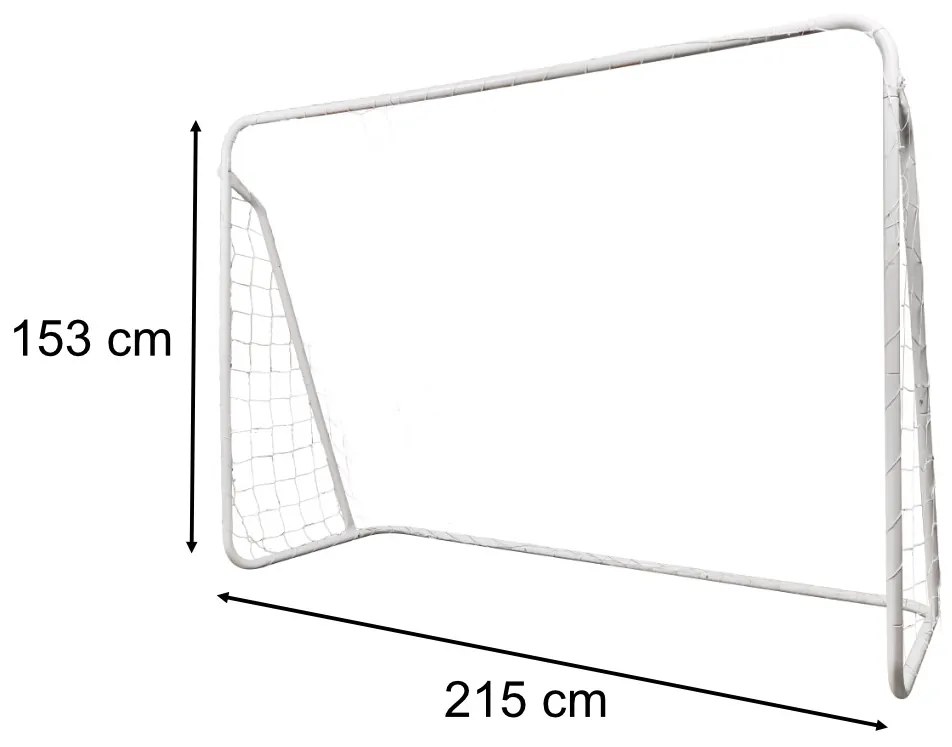 KIK Detská futbalová bránka 2v1 s podložkou na presnosť, 213 x 152 x 76 cm