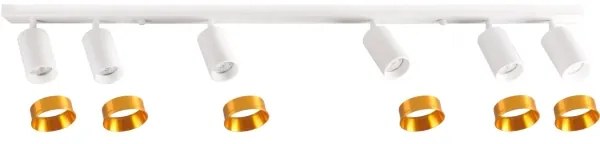 Bodové svietidlo MARIBEL 6xGU10/10W/230V biela