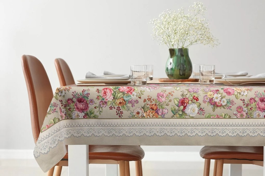 GOBELÍNOVÝ OBRUS OLI 140X180 CM VZOROVANÝ