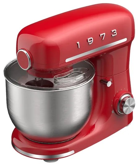 SILVERCREST® KITCHEN TOOLS Kuchynský robot Retro 1973 rot SKML 600 A1, červený (100364465)