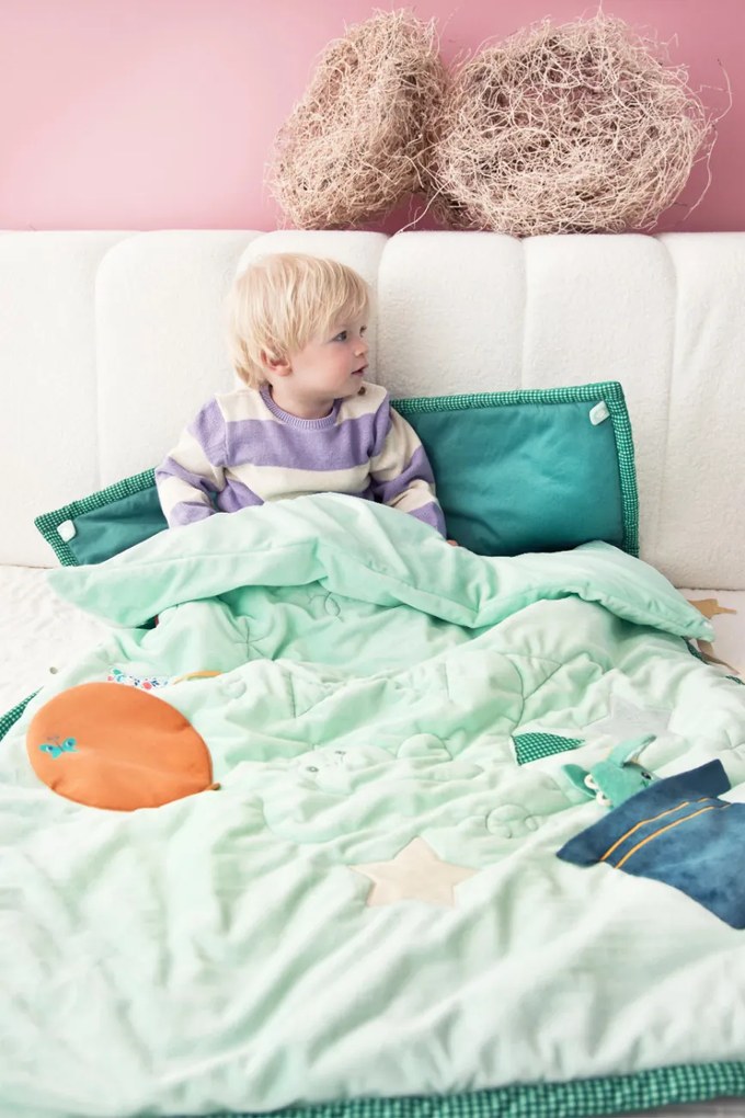 Lilliputiens - detská deka a spací vak 2v1 - dráčik Joe