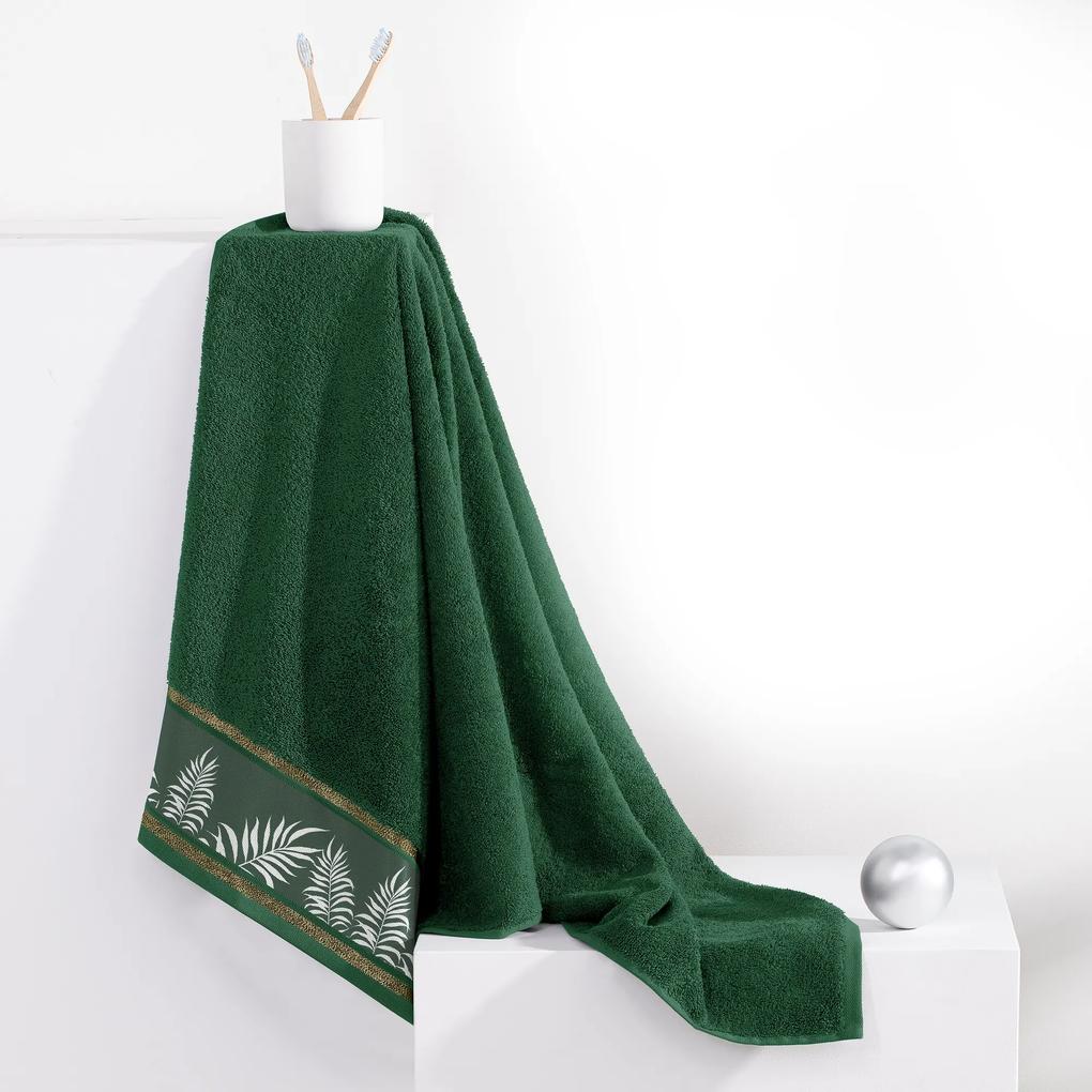 Bavlnený uterák AmeliaHome Pavos zelený