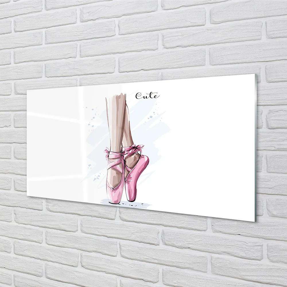 Obraz plexi Ružové baletné topánky 140x70 cm