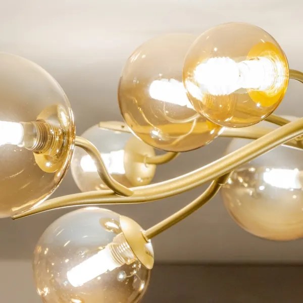 Brilagi - LED Prisadený luster MISTEL 15xG9/3W/230V zlatá