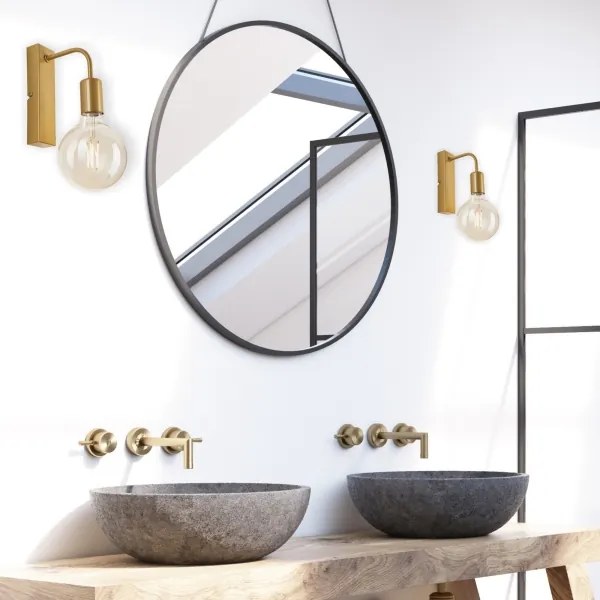 Nástenné svietidlo ASTRID 1xE27/60W/230V zlatá