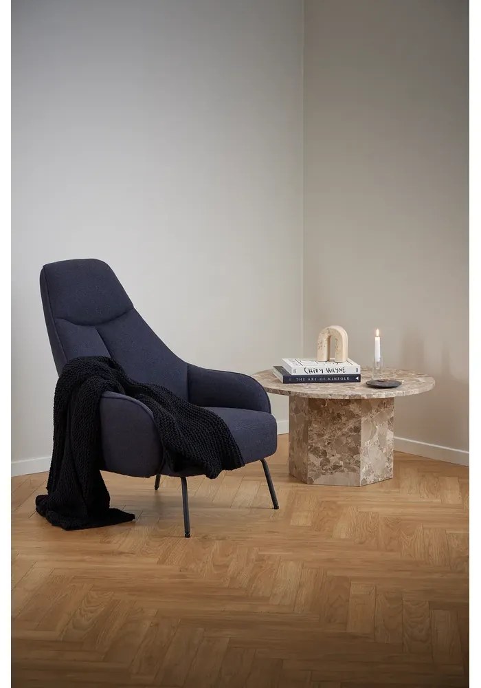 Konferenční stolek Naxos 80 cm mramor Latte