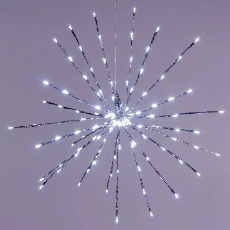 Nexos 33225 Osvetlenie - meteorický dážď,120 LED, studená biela