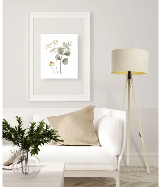 Stojacia lampa STANDART 1xE27/60W/230V krémová/béžová