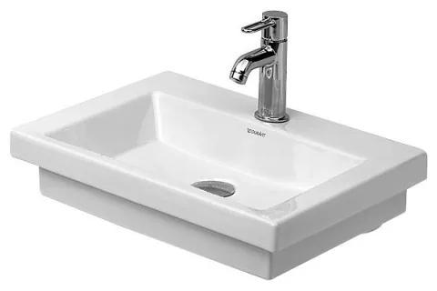 Keramické umývadlo klasické DURAVIT 2ND FLOOR 50x40 cm biele 0790500071