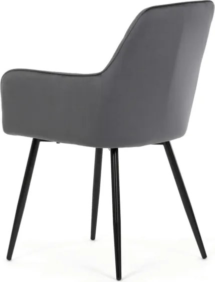 Jedálenská stolička sivá DCH-215 GREY4