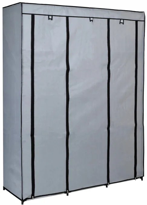 Šatníková skriňa MIRA MAXI sivá