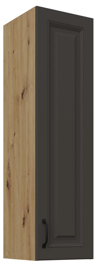 Horná kuchynská skrinka Sheila 30 G 108 1F (korpus: dub artisan + front: grafit). Vlastná spoľahlivá doprava až k Vám domov. 1134905