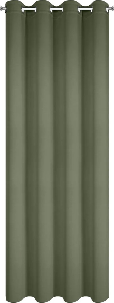 ZÁVES NA KÚŽKOCH NERISA 140X250 CM OLIVOVÁ