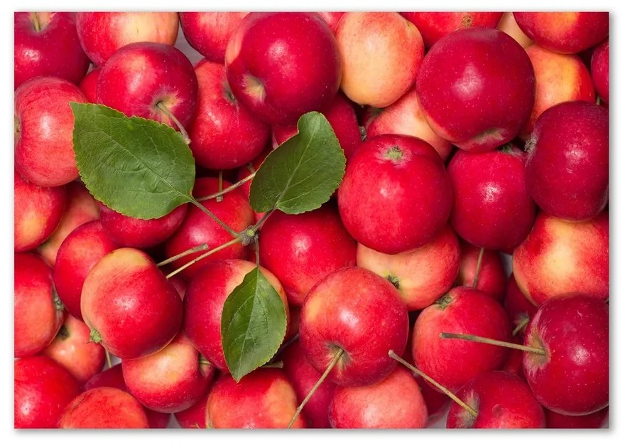 Foto obraz sklo tvrdené Červené jablko pl-osh-100x70-f-91288454