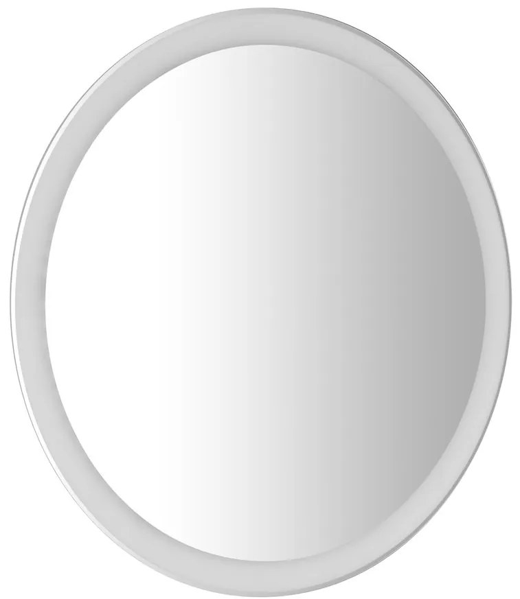 Aqualine Sapho, NOA guľaté zrkadlo s LED osvetlením, priemer 60cm, OM260