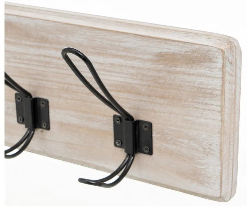 Nástenný vešiak z masívu paulownie – Casa Selección