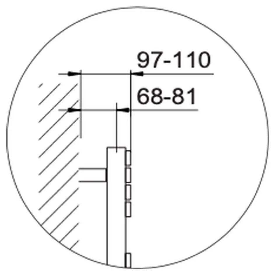 Cordivari Celine - Radiátor 1338x500 mm, leštená nerez 3551730130102