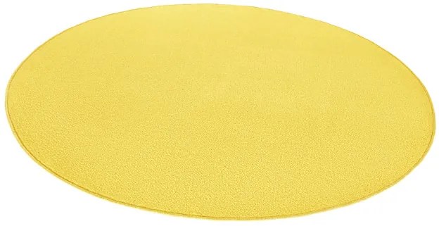 Koberec Hanse Home Fancy žltý kruh
