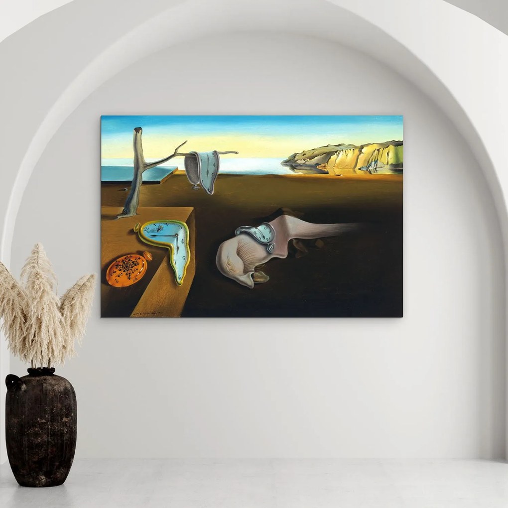 DUBLEZ | Reprodukcia obrazu S. Dalí - Tečúce hodiny | UV potlač, Premium