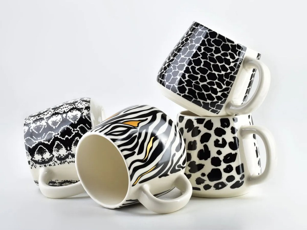 Porcelánový hrnček WILD 500 ml zvierací vzor 4