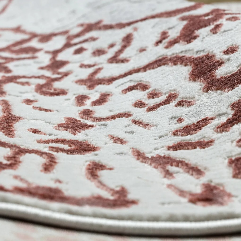 Dywany Łuszczów, Kusový koberec Allure 1961 white/pink, 180x270, ružová, kancelária