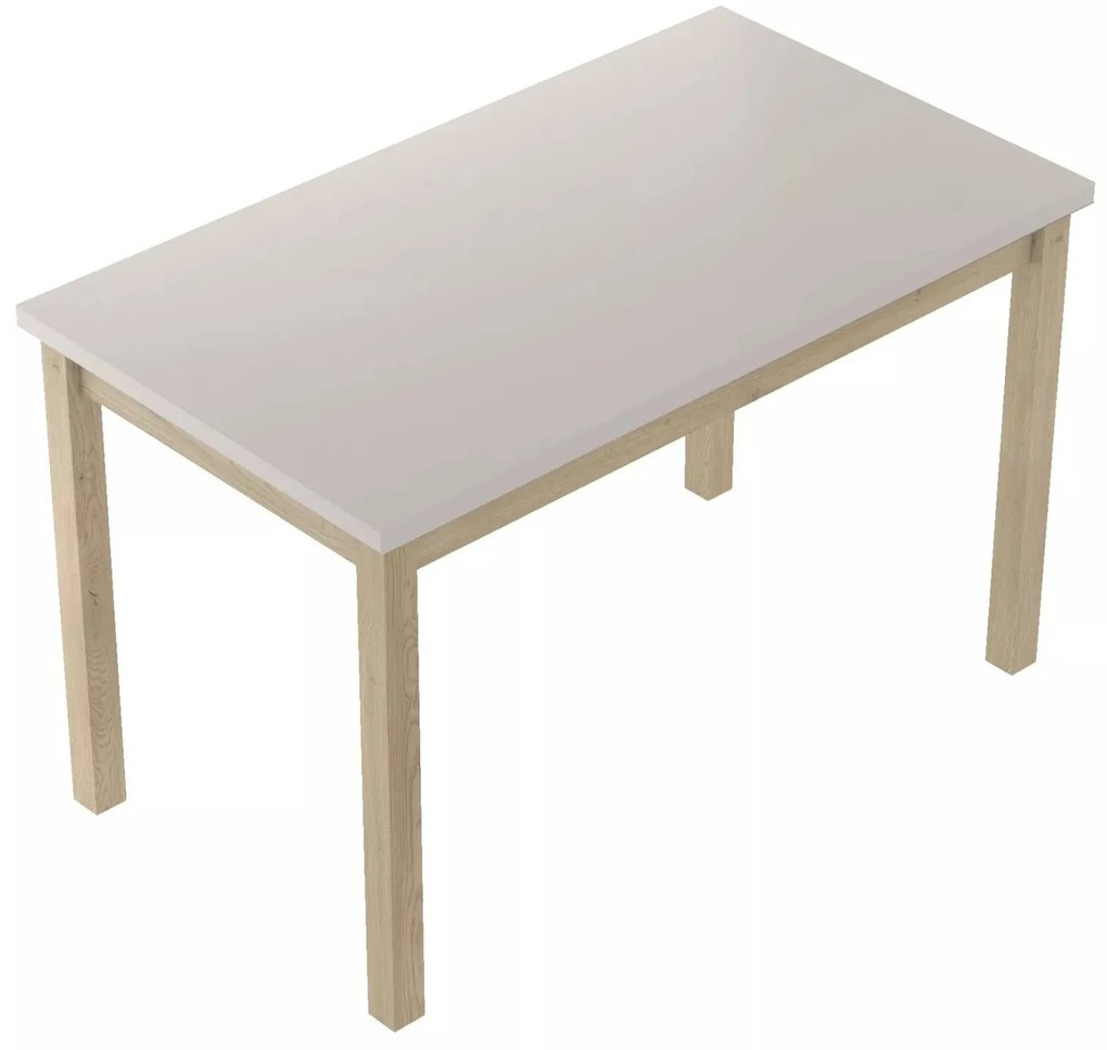 Jídelní stůl Adam 120 cm kašmír/dub cremona torro