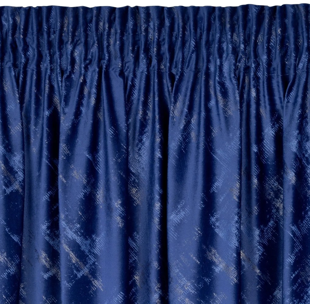 ZATEMŇOVACÍ ZÁVES NA PÁSKE ADRIA 140X270 CM TMAVOMODRÁ