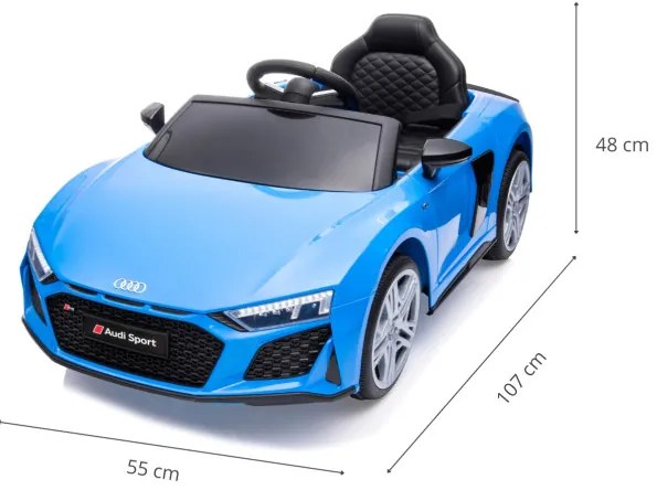 Elektrické autíčko Audi R8 Spyder modré