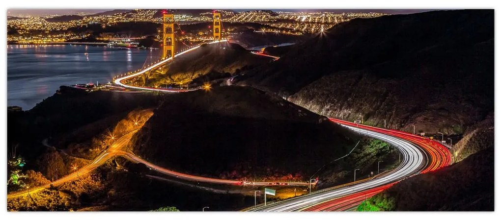 Obraz - Golden Gate Bridge (120x50 cm)